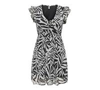 ONLY Onlasta Life S/S Peekaboo Dress Wvn, Nero, M Donna