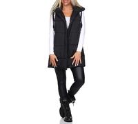 ONLY Onlasta tampone Waistcoat CC Otw Cappotto, Schwarz, L Donna