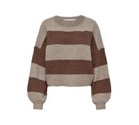 ONLY Onlaya Life L/S Boatneck Pull CC Knt Maglia, Pumice Stone, S Donna