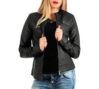 Only Onlbandit Faux Leather Biker Otw Noos, Giacca Donna, Nero, 44 IT