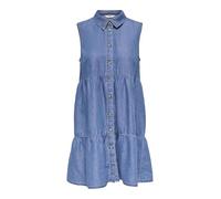 ONLY Onlbea Siesta SL DNM Dress Bj, Media Blu Denim, S Donna