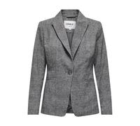 ONLY Onlbekka Life L/S Wool Look Blazer TLR, Melange Grigio Medio, 46 Donna