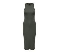 Only Onlbelfast S/L Midi Dress Jrs Noos, Vestito Donna, Beluga, L