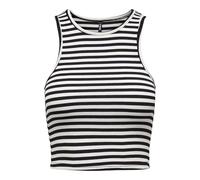 ONLY Top 'ONLBelia' nero / bianco, Taglia L