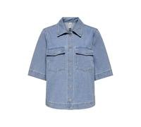 ONLY Onlbelle S/S Shirt DNM Gua Noos, Mix Blu Chiaro, XXS Donna