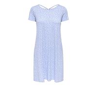 Only Onlbera Back Lace Up S/S Dress Jrs Noos Abito Elegante con Scollo Rotondo e Maniche Corte in vestibilità Regolare, Grapemista, S Donna