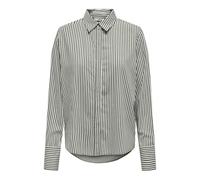 ONLY Onlberit L/S Maglietta Wvn Camicia, Grape Leaf/Stripes:CD Stripes, M Donna
