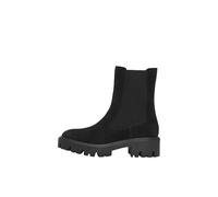 ONLY Onlbetty-10 Suede Leather Boot, Onlbetty-10-Stivale in Pelle Scamosciata Donna, Nero, 37 EU