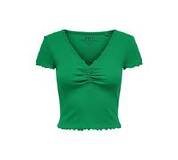 ONLY Onlbetty S/S V-Neck Top CC Jrs T-Shirt, Green Bee, L Donna