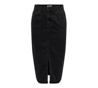 ONLY Onlbianca Midi Skirt DNM Rea Noos Gonna, Nero delavé, M Donna