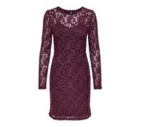 ONLY Onlblaise L/S O-Neck Dress Jrs, Mauve Wine, L Donna