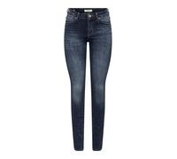 ONLY Onlblush Icon Coin Mid SK DNM Cro300noos Jeans, Blue Black Denim, M / 30L Donna