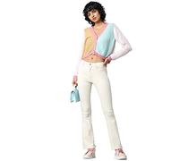 Only - Onlblush Life Mid Flared DNM Tai467 Noos, Jeans Donna