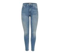 Only Onlblush Life Mid SK AK Raw Rea1467 Noos Jeans, Blu (Light Blue Denim), S Donna