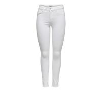 Only Jeans ONLBlush Skinny Denim Bianco Orlo Sfrangiato Taglia 29