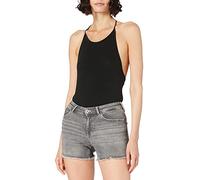 Only ONLBLUSH Life Mid SK Raw Shorts Noos Pantaloncini, Denim Grigio Medio, XS Donna
