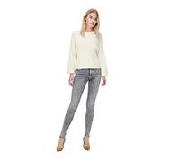 ONLY - Jeans skinny color grigio chiaro S L34