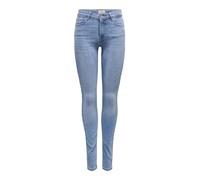 ONLY Onlblush Life Mid Skinny Rea1467 Noos Jeans, Mix Blu Chiaro, S Donna