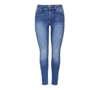 Only Onlblush Life Midsk Ankraw Rea12187 Noos, Jeans Donna, Denim Blu Medio, L/34