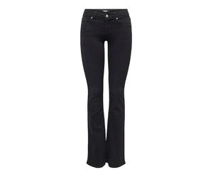 ONLY Onlblush LW Flared DNM Rea1099 Noos, Denim Nero, (XL) W x 34L