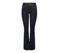 ONLY Onlblush Mid Flared Stayblue DNM Rea023, Blu Jeans Scuro, (M) W x 32L Donna