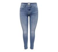 ONLY ONLBLUSH Mid SK Ank Zip DNM TAI848 Noos, Jeans da Donna, Light Medium Blue Denim, M/30