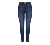 ONLY Onlblush Mid Skinny Ankle Zip DNM Box, Blu Jeans Scuro, (M) W x 32L Donna