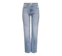 ONLY Onlblush Mid Straight DNM Tai467 Noos, Mix Blu Chiaro, (XS) W x 32L