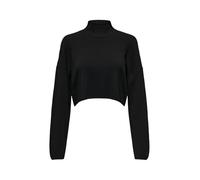 ONLY Onlbodrum-Pullover Cropped Knt, Nero, M Donna