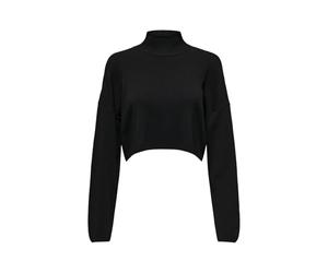 ONLY Onlbodrum-Pullover Cropped Knt, Nero, M Donna