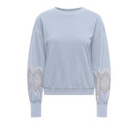 ONLY Onlbrooke L/S O-Neck Print Swt, Soft Chambray, S Donna