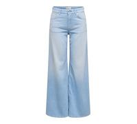 ONLY Onlcalifornia MW WD Flar DNM Rea004 Noos, Mix Blu Chiaro, 25W x 32L Donna