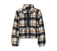 ONLY Onlcalista Life Check Teddy Jacket Otw, Betulla, S Donna