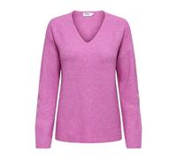 ONLY Onlcamilla - Maglione con Scollo a V L/S Knt Noos, Super Rosa, XS