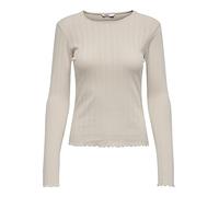 Maglietta donna a maniche lunghe Only Carlotta Blanc M