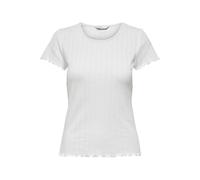 ONLY Onlcarlotta S/S Top Jrs Noos, Bianco, S Donna