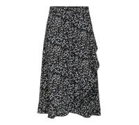 ONLY Onlcarly Flounce-Gonna Lunga Wvn Noos Midi, Nero, XS Donna