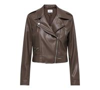 ONLY Onlcarmen CC Otw - Motocicletta in Finta Pelle, Chocolate Martini, L