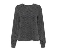 ONLY Onlcarol L/S Glitter Bow Top Box Jrs, Nero, XS