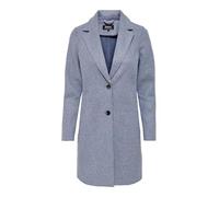 ONLY Onlcarrie Bonded Coat OTW Noos Cappotto da donna, Indaco vintage. Dettagli: mélange, L