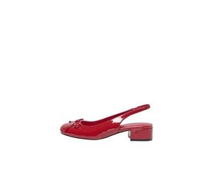 ONLY, Onlcelia-2 Pump Sling Back Bow Donna, Rosso-High Risk Red, 40 EU
