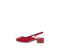 ONLY, Onlcelia-2 Pump Sling Back Bow Donna, Rosso-High Risk Red, 41 EU