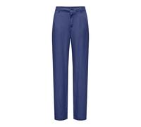 ONLY Onlcharis Life MW Straight Pants Wvn CC, Blu Jeans Scuro, L Donna