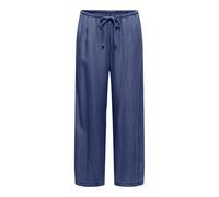 ONLY Onlcharis Life Pull Up Tie Pants Wvn CC, Blu Jeans Scuro, M Donna