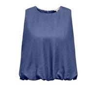 ONLY Onlcharis Life SL Balloon Top Wvn CC, Blu Jeans Scuro, L