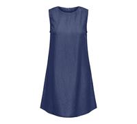 ONLY Onlcharis Life SL Short Dress Wvn CC, Blu Jeans Scuro, XL Donna