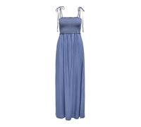 ONLY Onlcharis Life Smock Maxi Dress Wvn, Blu, M Donna