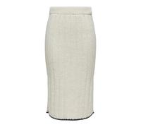 ONLY Onlchick Stitch Mv Skirt Knt Gonna, Pumice Stone/Dettagli: Nero, M Donna