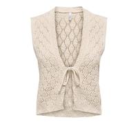 ONLY Onlchili S/L String Cardigan Knt Nca, Natur, L Donna
