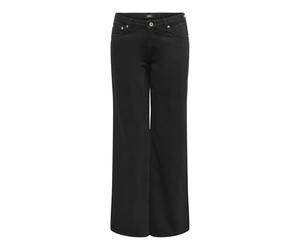 ONLY Onlchris Reg Low Wide DNM Mas411 Jeans, Denim Nero, 29W x 32L Donna